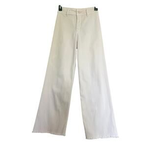 Miou Muse Straight Wide Leg Light Pink Jeans